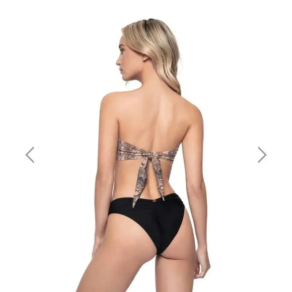 PQ KAA Reversible High Cut Teeny Bikini Bottom Small SM S NWT - Picture 2 of 6